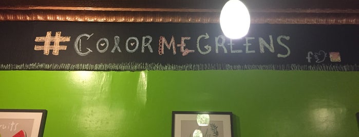 Color Me Greens is one of Restaurants - My hood.