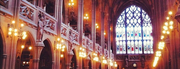 The John Rylands Library is one of Manchester and Salford.