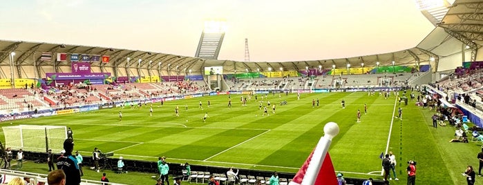Abdullah Bin Khalifa Stadium is one of DOH.