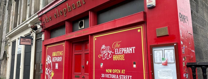 The Elephant House is one of Edinburg.