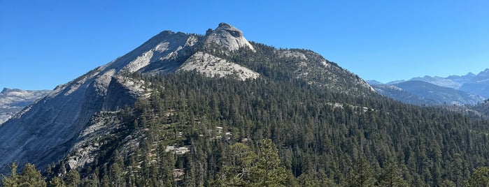 Half Dome is one of Yosemite Valley.