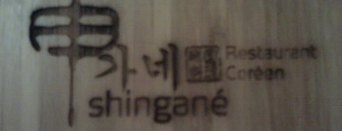 Shingané is one of Korean restaurants.