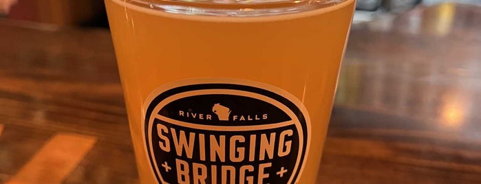 Swinging Bridge Brewing Company is one of Places to try.