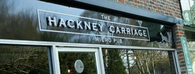 The Hackney Carriage is one of South East Micropubs.