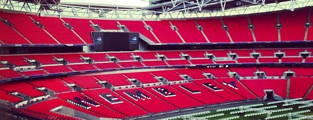 Wembley Stadium is one of London, England.