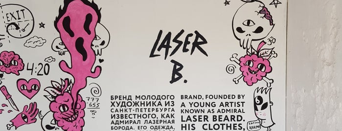 Laser B. is one of Shops.