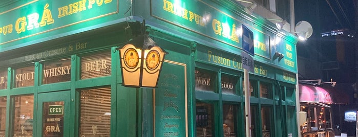 Irish Pub GRA is one of IRISH PUBS IN JAPAN.