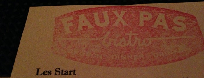 Faux Pas Bistro is one of Fabulous Eats and Drinks - LA.