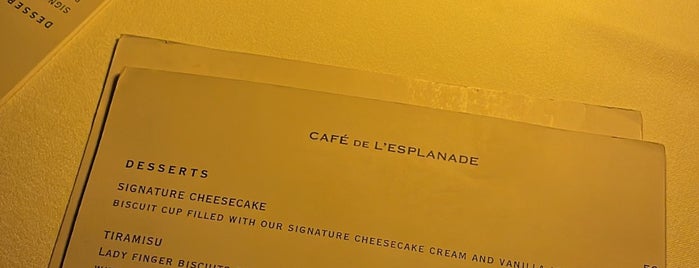 Cafe De L’esplanade is one of riyadh list.
