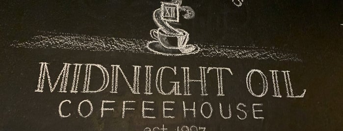 Midnight Oil Coffeehouse is one of Independent Coffee Shops.