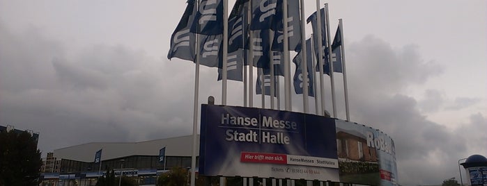 Stadthalle Rostock is one of Orte, die Tino gefallen.