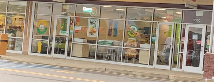 Subway is one of Must-visit Food in Pittsburgh.