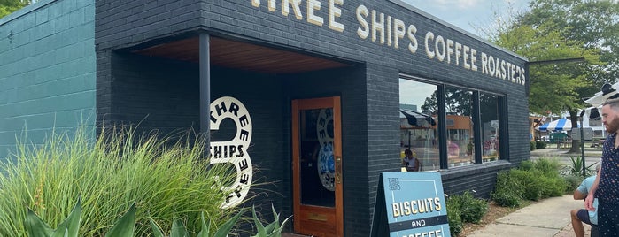 Three Ships Coffee Bar and Roastery is one of vic’s Liked Places.