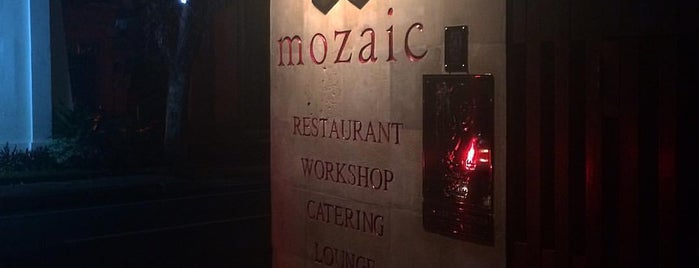 Mozaic Fine Dining Restaurant and Lounge is one of Bali.