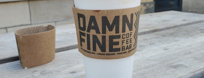 Damn Fine Coffee Bar is one of Chigaco bitter-sour-sweet side.