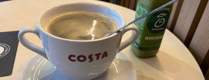 Costa Coffee is one of Gary's places to go.