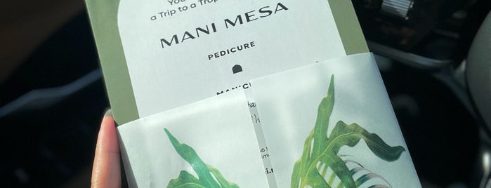 Mani Mesa is one of Salons & spa 🧖🏻‍♀️💇🏻‍♀️💅🏻.