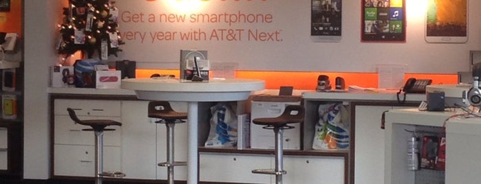 AT&T is one of AT&T Wi-Fi Hot Spots Retail Locations #4.