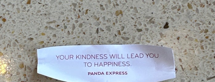 Panda Express is one of places i've been.