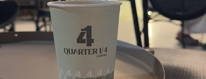 QUARTER 1/4 is one of coffee bucket list.