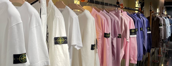 Stone Island is one of Amsterdam.