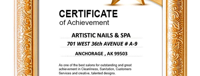 Artistic Nails & Spa is one of Life Below Zero.