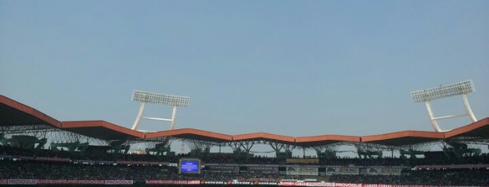 Jawaharlal Nehru Stadium is one of Nirmal'ın Beğendiği Mekanlar.