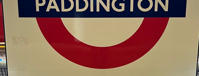 Paddington London Underground Station (Hammersmith & City and Circle lines) is one of Stations - LUL used.