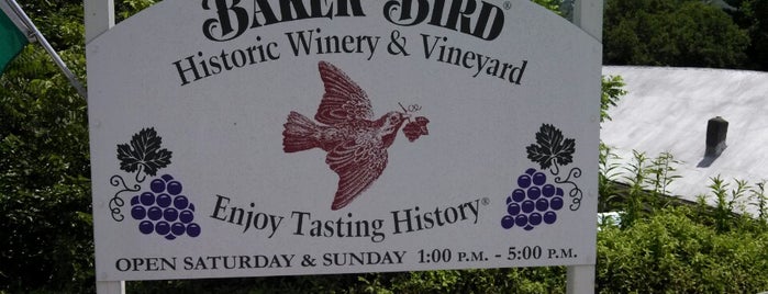 Baker Bird Winery is one of Want to go.