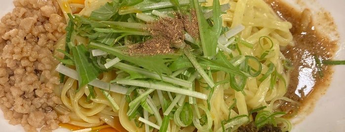 麻沙羅 is one of 汁なし担々麺.