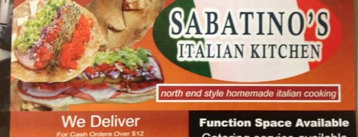 Sabatino's Italian Kitchen is one of Locais curtidos por Ali.