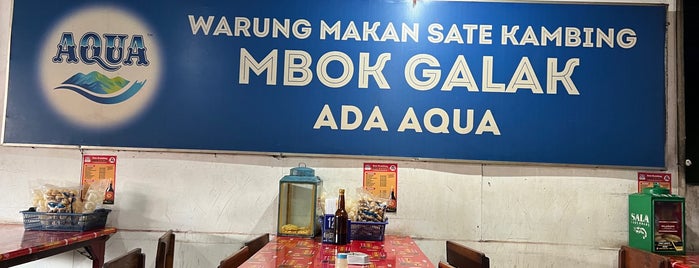 Sate Kambing Mbok Galak is one of Surakarta.
