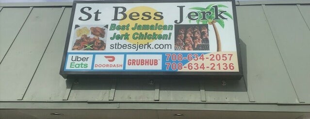 St. Bess Jerk is one of $ $$ dives markets restos happy hour.