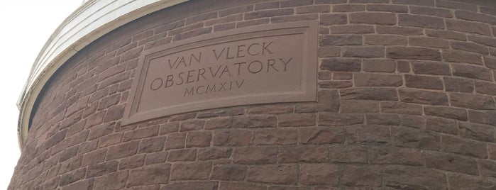 Van Vleck Observatory is one of Wesleyan.