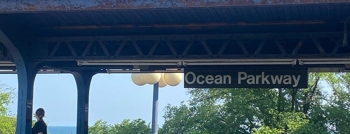 MTA Subway - Ocean Parkway (Q) is one of NYC Subways N/R/Q.