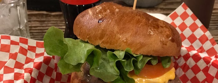 Hamerica's is one of The hamburger way.