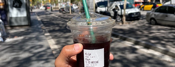 Starbucks is one of Barcelona to-do list.