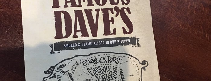 Famous Dave's is one of Posti che sono piaciuti a Christian.