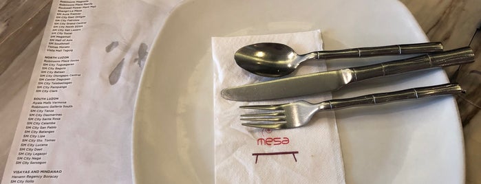 Mesa Filipino Moderne is one of Manila.