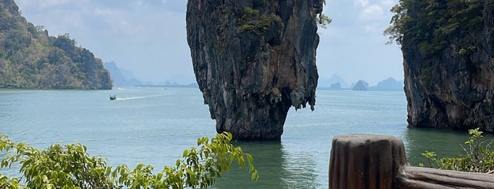 Koh Tapu (James Bond Island) is one of South Trip July18.