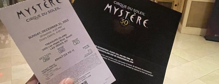 Cirque du Soleil - Mystère is one of Rob'un Kaydettiği Mekanlar.