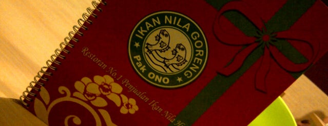 Ikan Nila Goreng Pak Ono is one of Top 10 dinner spots in Jakarta, Indonesia.