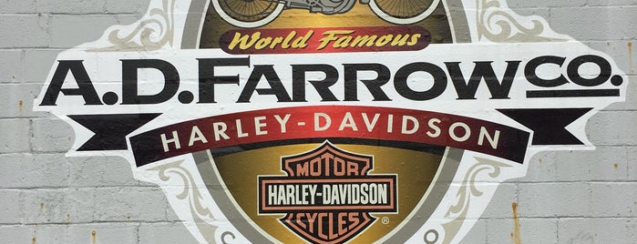 AD Farrow Harley-Davidson is one of Harley-Davidson places.