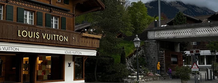 Louis Vuitton is one of Gstaad/ Switzerland.