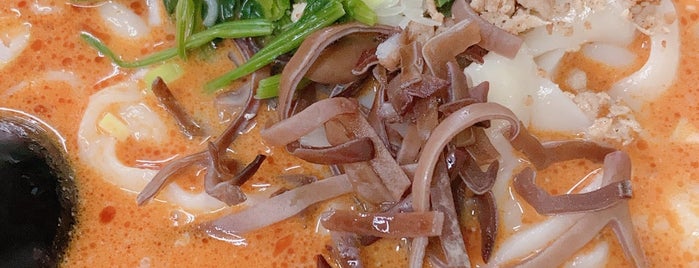 華隆餐館 is one of 汁なし担々麺.