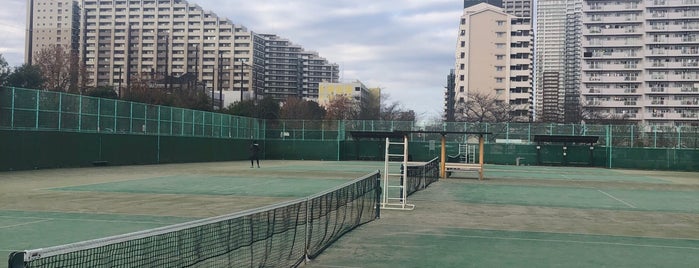 汐入公園テニスコート is one of 行ったことのあるテニスコート.