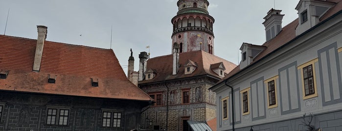 Schloss Krumau is one of Cesky.