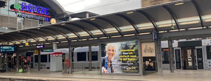 Mainz Hauptbahnhof is one of Bahnhöfe besucht !.