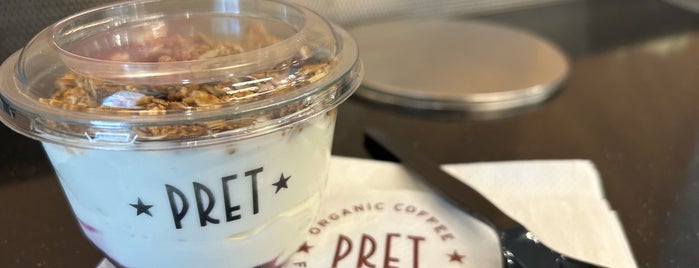 Pret A Manger is one of NYC Coffee.