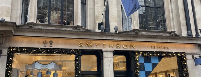 Smythson is one of London/Paris.